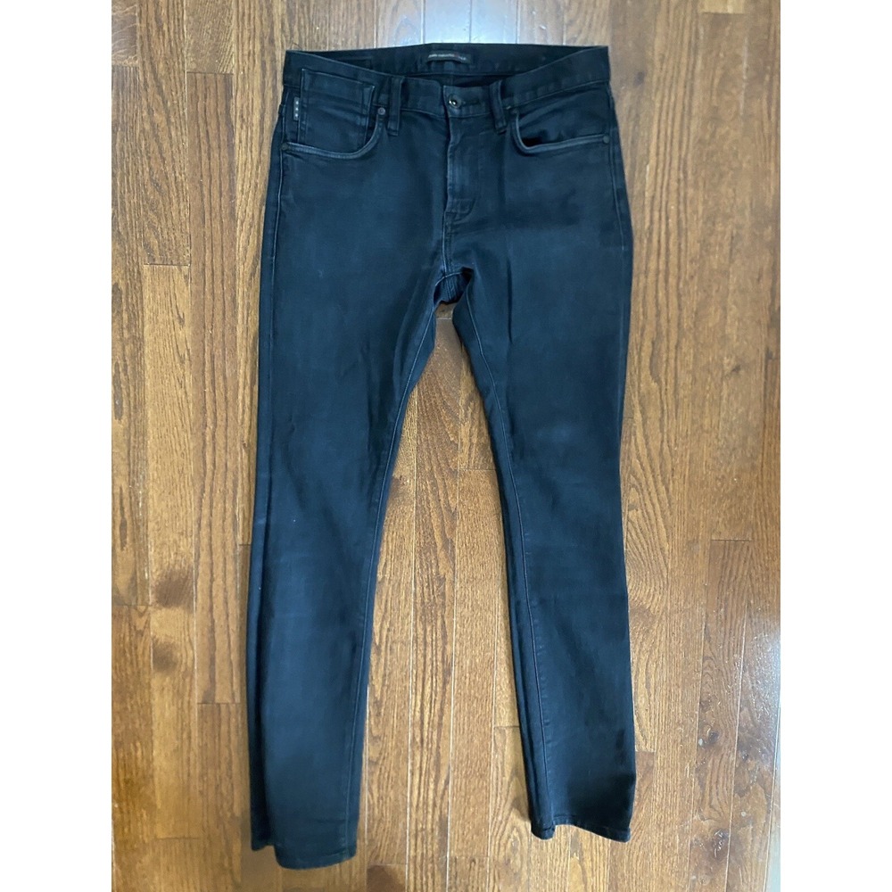 John Varvatos Black Bowery Slim‎ Straight Jeans 30x31